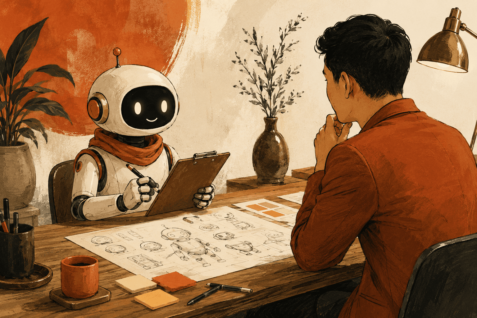 AI สัมภาษณ์ธุรกิจคุณ · ออกแบบบอทให้ตรงงาน